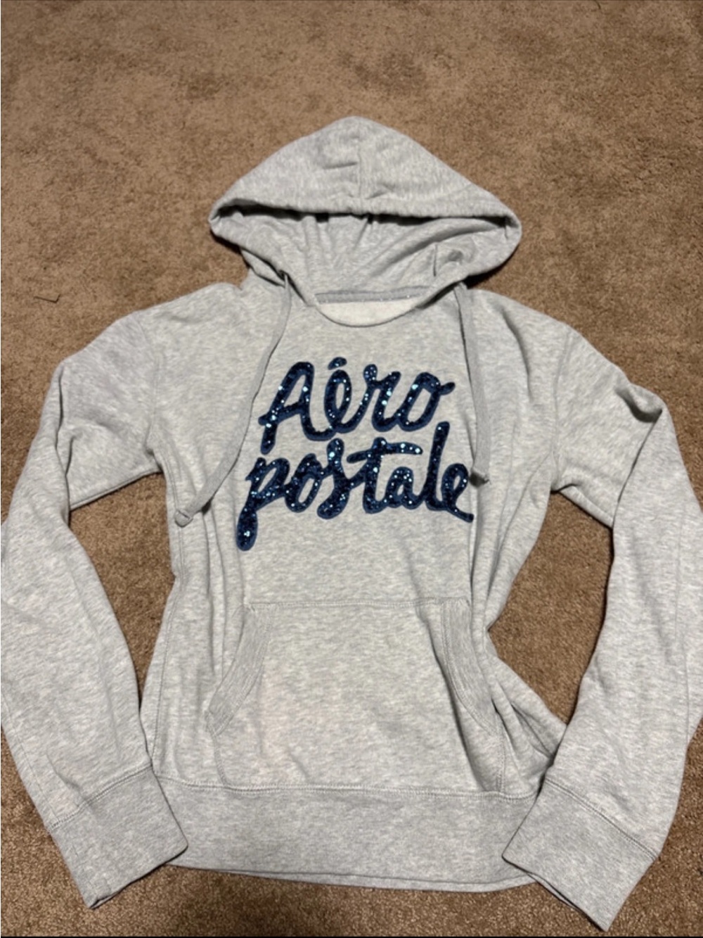 Aeropostale embellished sequin pullover hoodie . Y2K